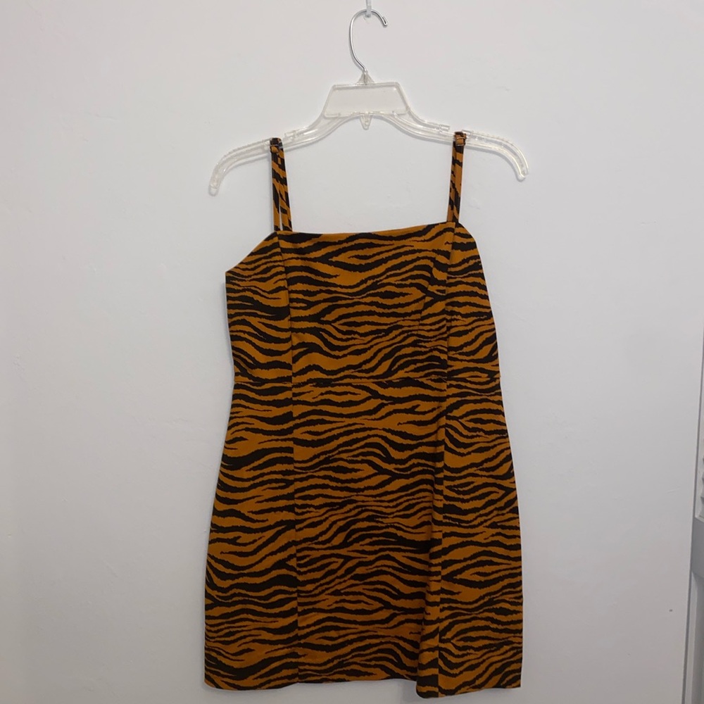TIGER PRINT DRESS